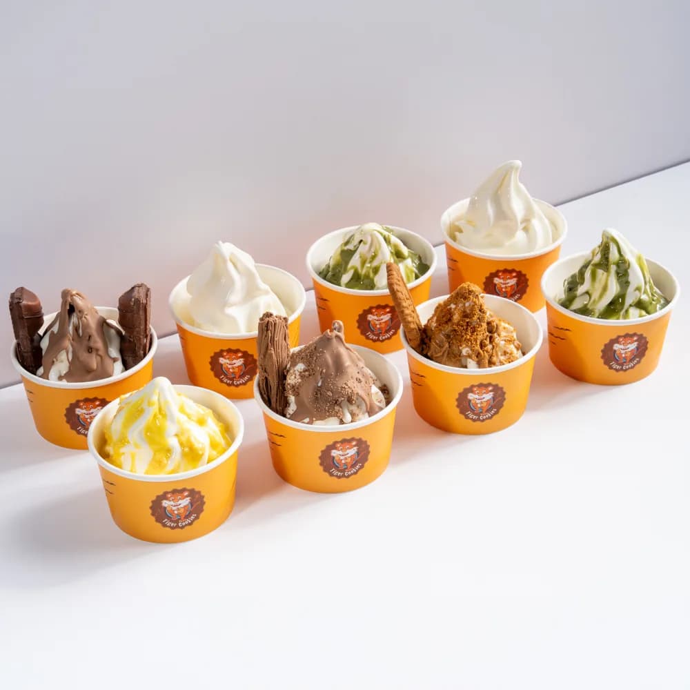 Box Ice Cream 8 Cups Big