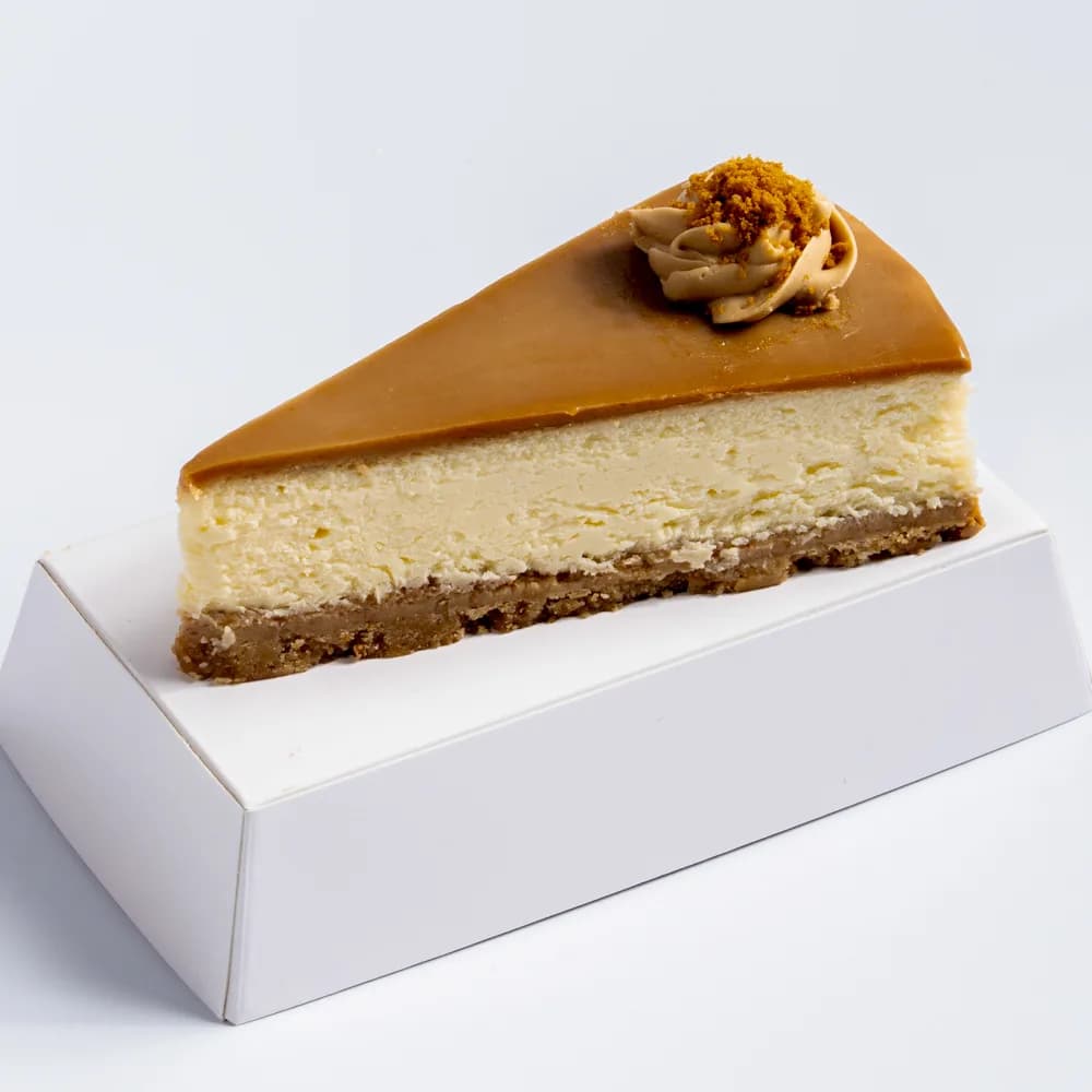 Lotus Cheesecake Slice