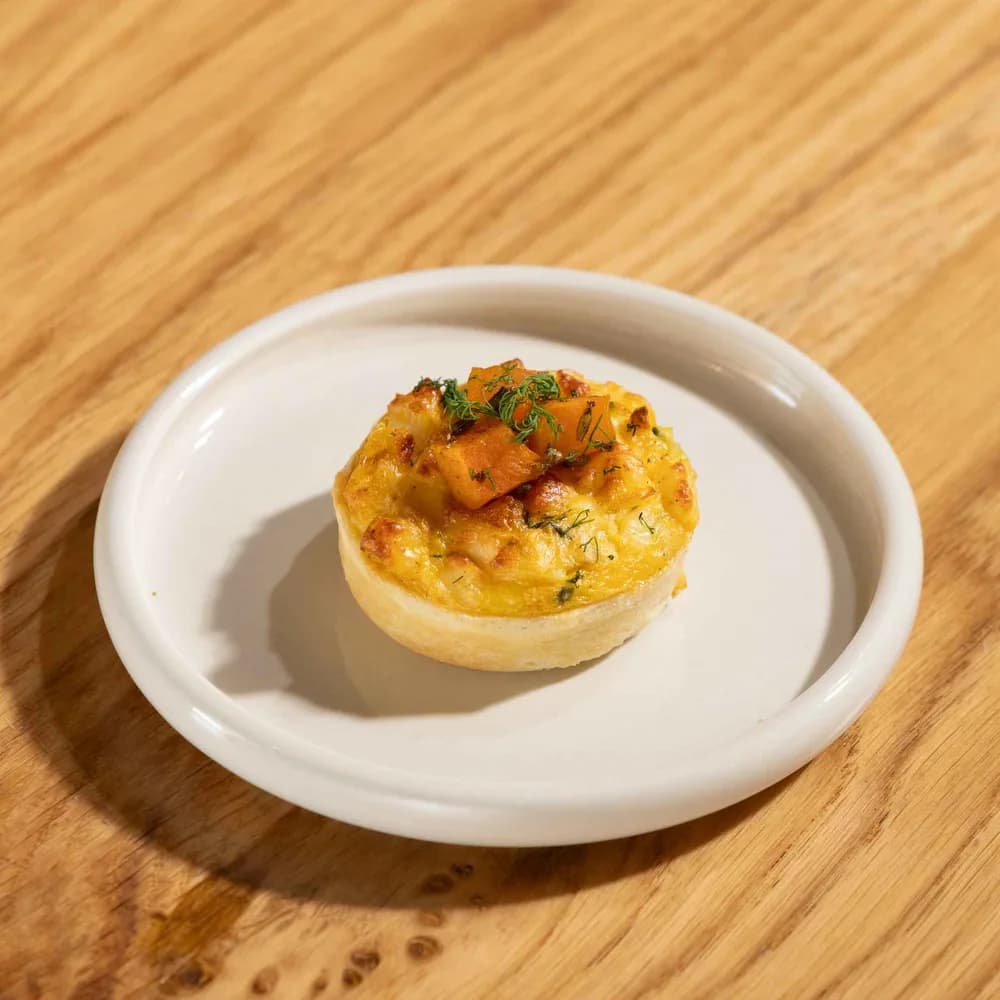 Sweet Potato & Halloumi Quiche